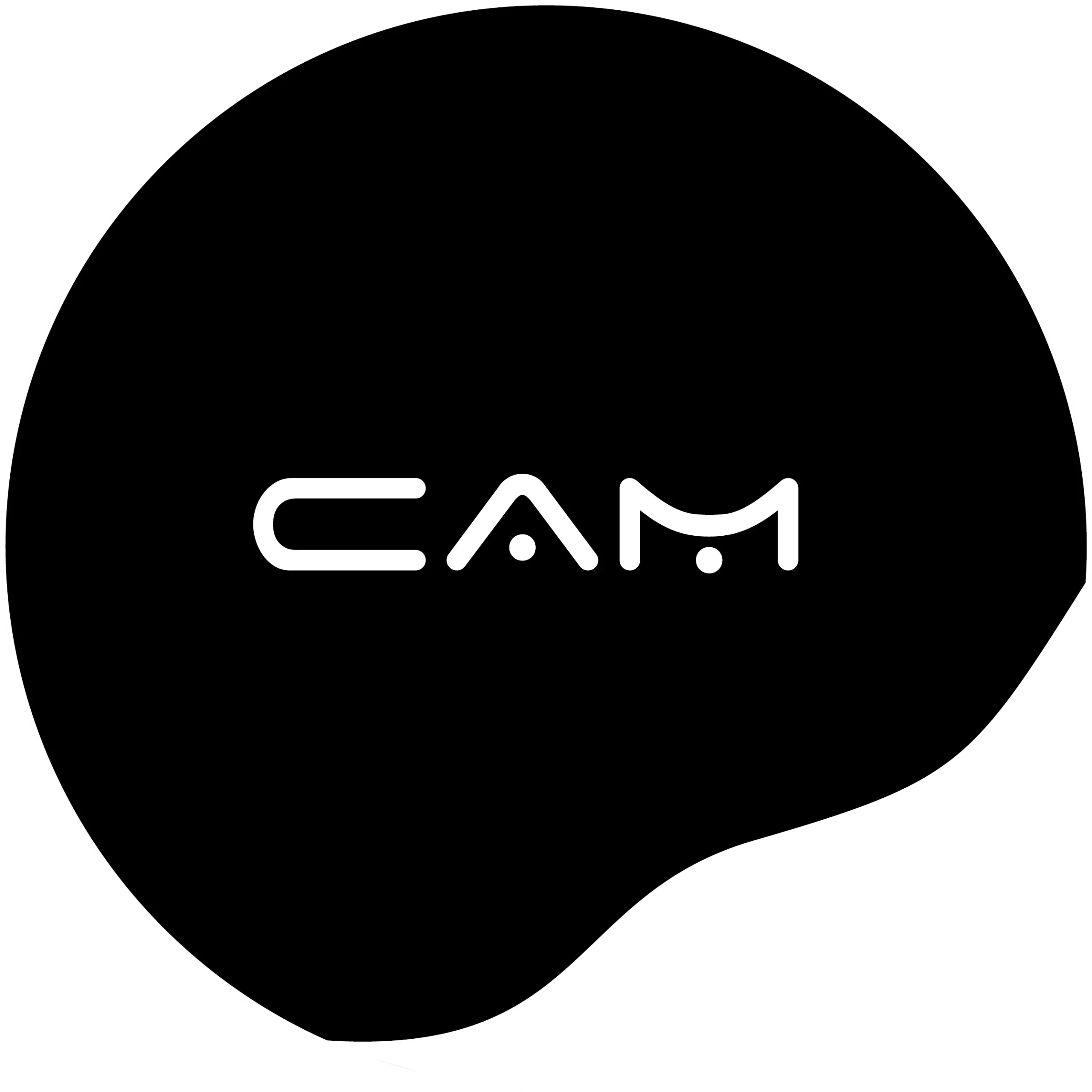 Logo CAM negativo